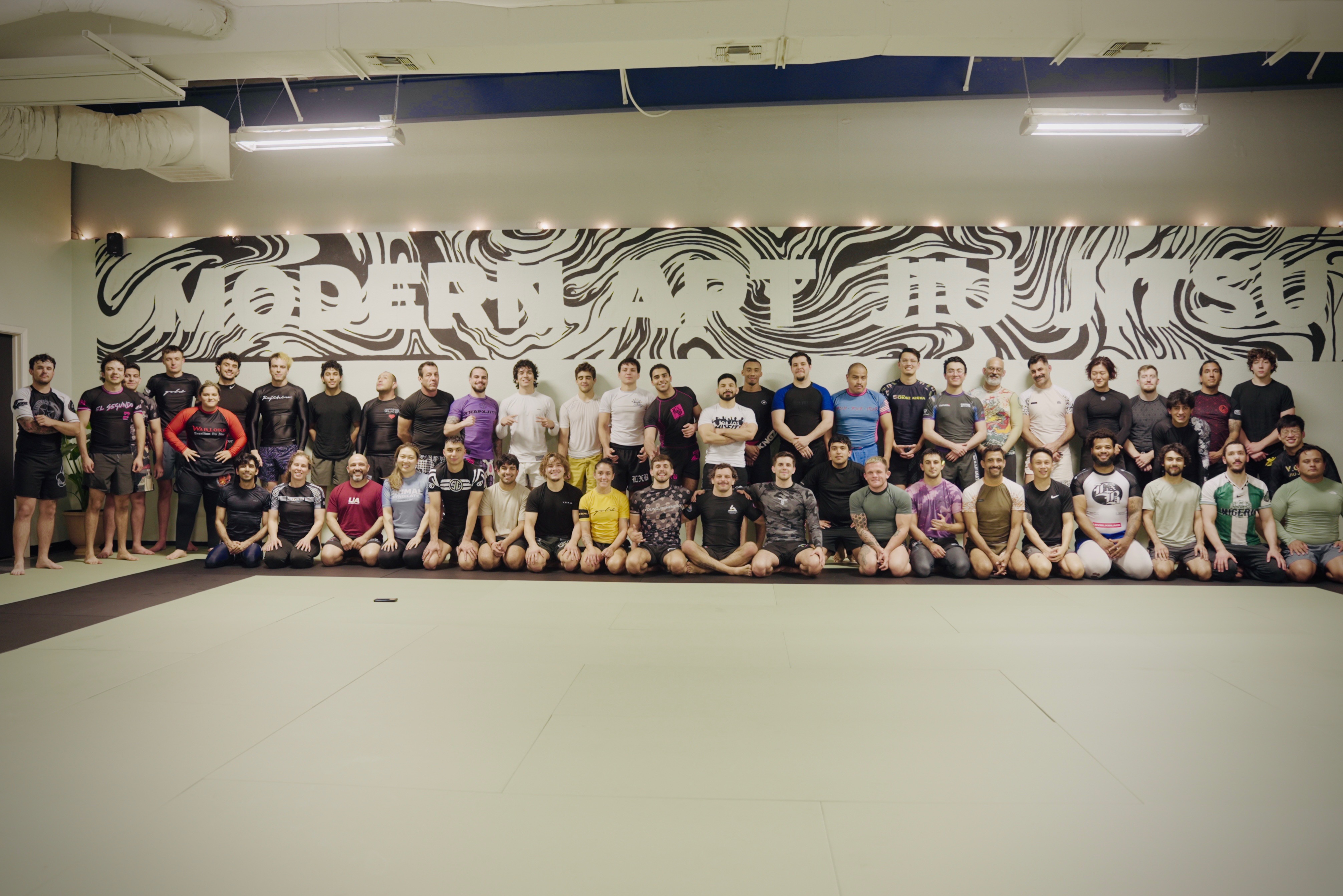 No-Gi Brazilian Jiu Jitsu training at Modern Art Jiu Jitsu academy in Austin, Texas